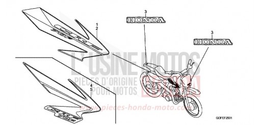STRIPE/MARK (CRF70F6/7) CRF70F7 de 2007